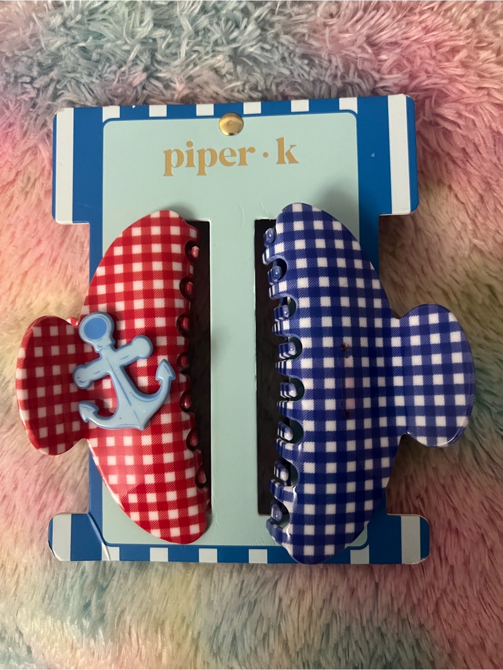 Piper K claw clips set of 2 NWT